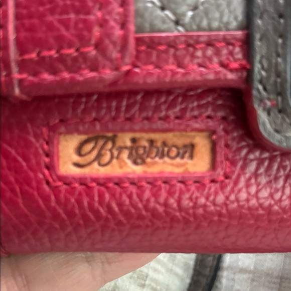 Brighton Red and Gray Crossbody Bag - Picture 5 of 5